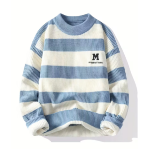 Winter Striped Sweater for Men